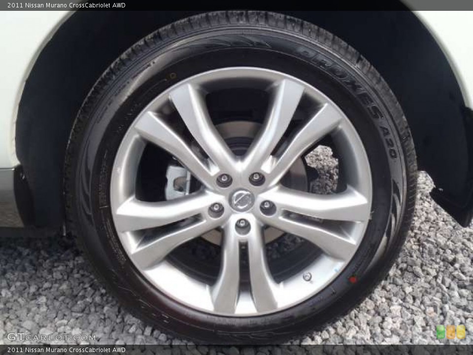2011 Nissan Murano CrossCabriolet AWD Wheel and Tire Photo #51671430