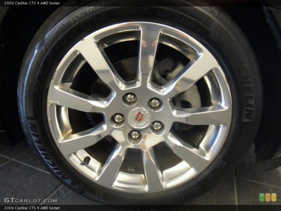 2009 Cadillac CTS 4 AWD Sedan Wheel and Tire Photo #51673620
