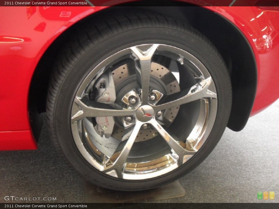 2011 Chevrolet Corvette Grand Sport Convertible Wheel and Tire Photo #51675201