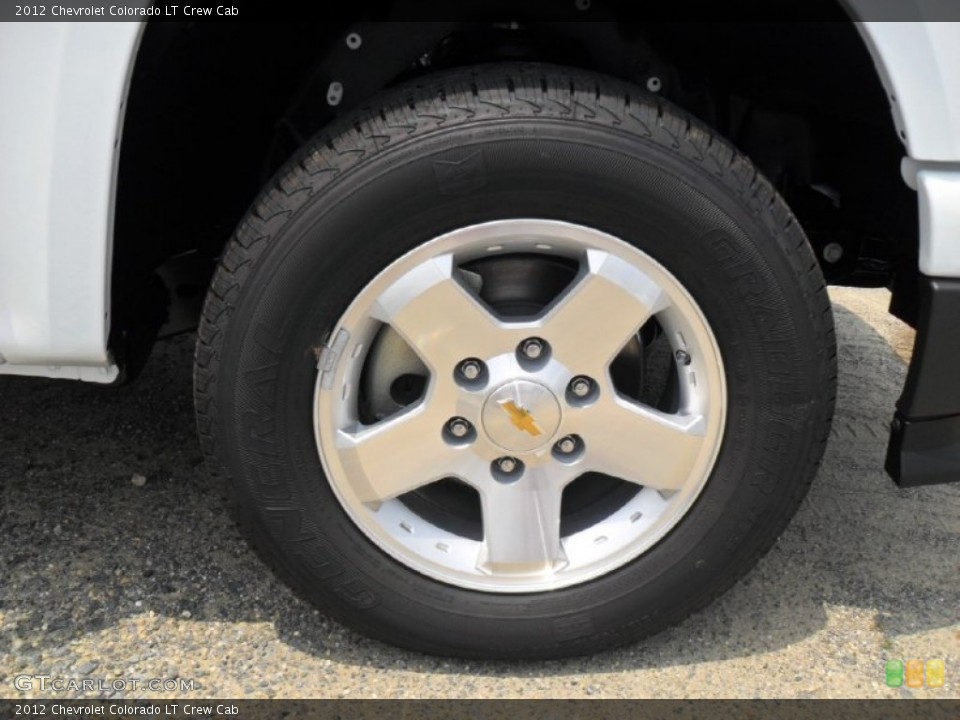 2012 Chevrolet Colorado LT Crew Cab Wheel and Tire Photo #51675525