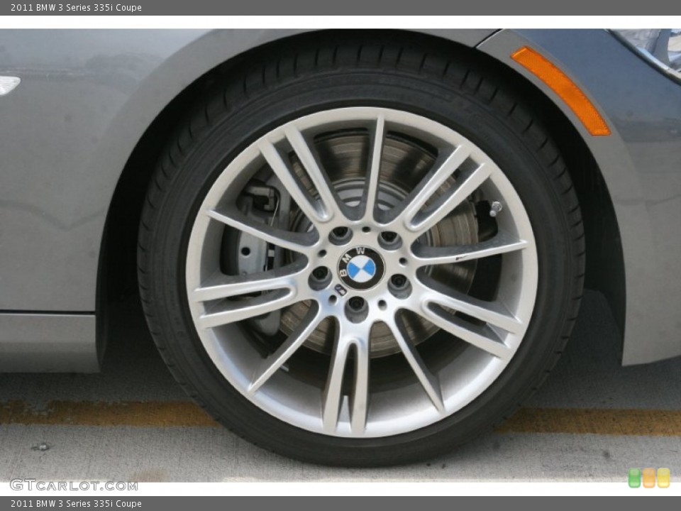 2011 BMW 3 Series 335i Coupe Wheel and Tire Photo #51677559