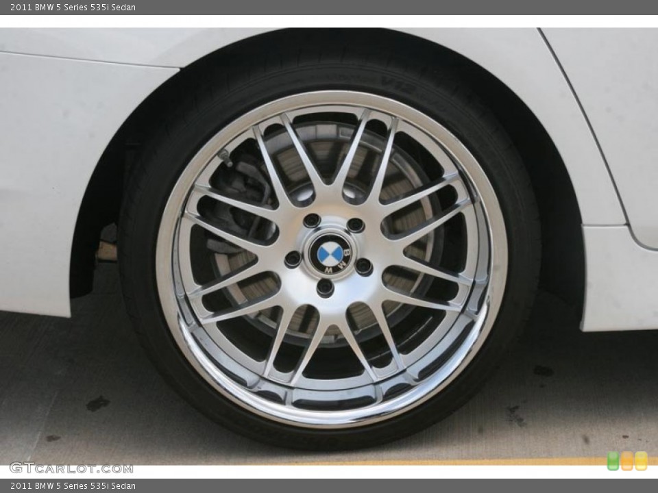 2011 BMW 5 Series 535i Sedan Wheel and Tire Photo #51681105