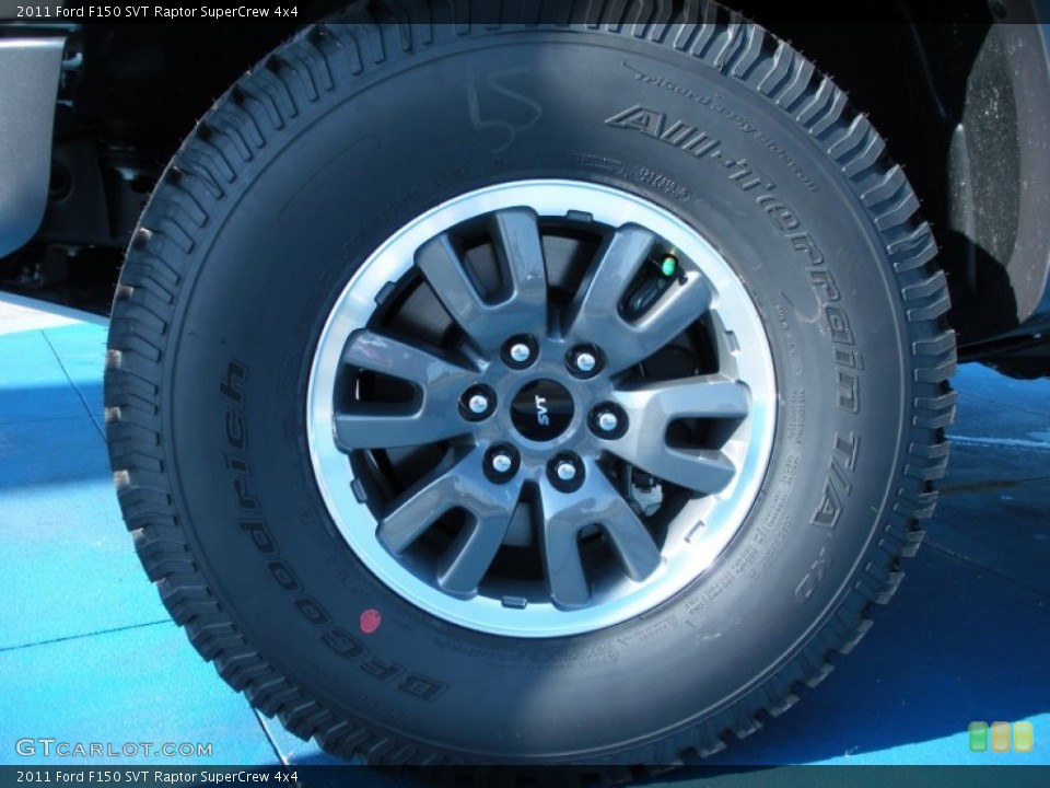 2011 Ford F150 SVT Raptor SuperCrew 4x4 Wheel and Tire Photo #51684354