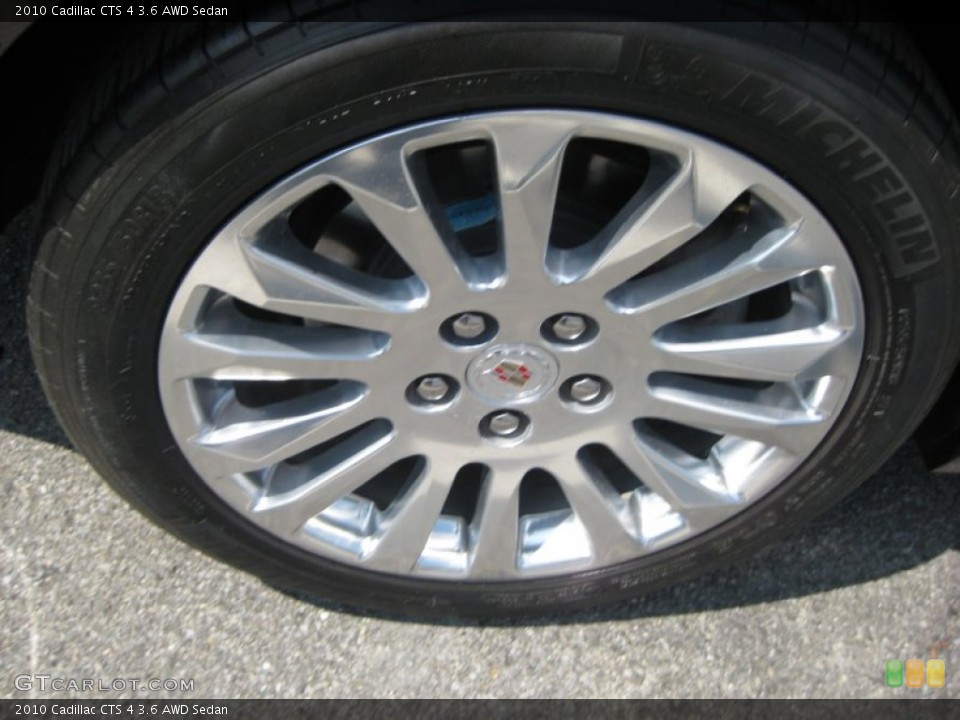 2010 Cadillac CTS 4 3.6 AWD Sedan Wheel and Tire Photo #51686628