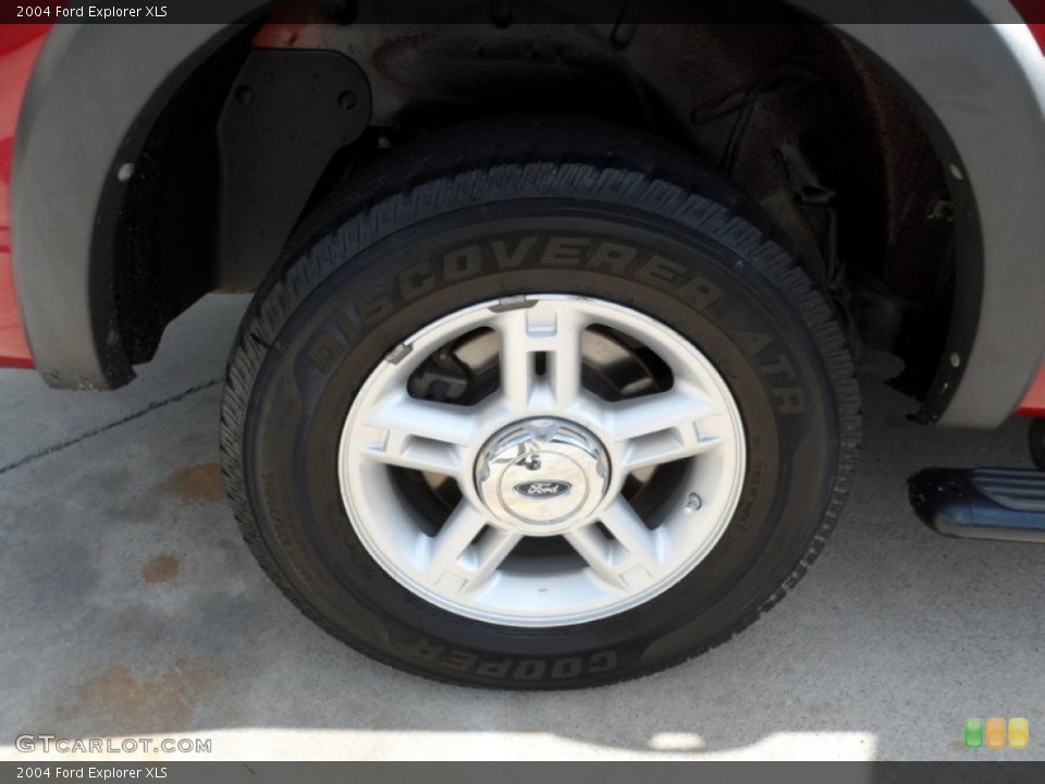 2004 Ford Explorer XLS Wheel and Tire Photo #51692929