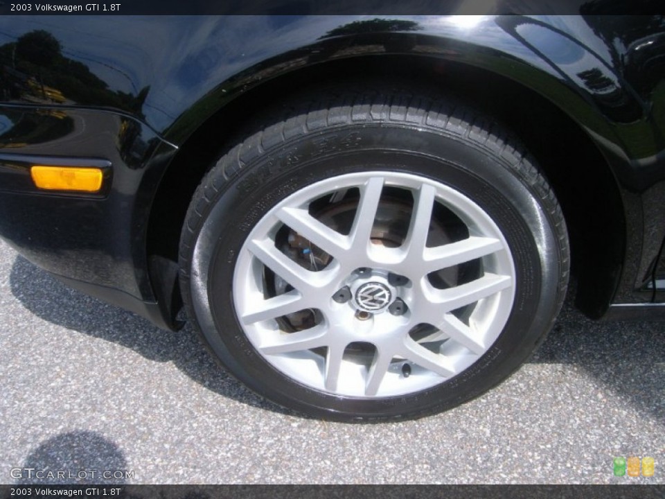2003 Volkswagen GTI 1.8T Wheel and Tire Photo #51695275