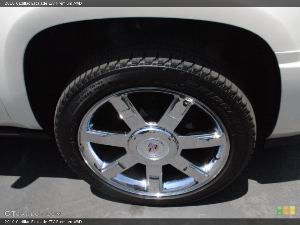 2010 Cadillac Escalade ESV Premium AWD Wheel and Tire Photo #51698260