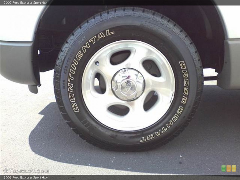 2002 Ford Explorer Sport 4x4 Wheel and Tire Photo #51700432