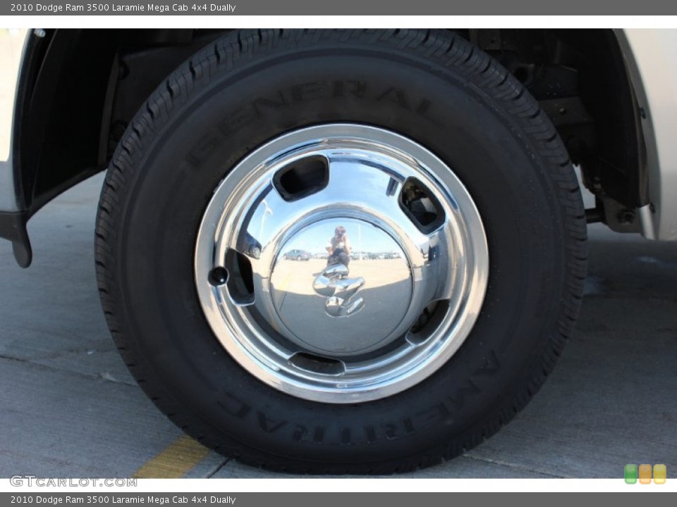 2010 Dodge Ram 3500 Laramie Mega Cab 4x4 Dually Wheel and Tire Photo #51700597