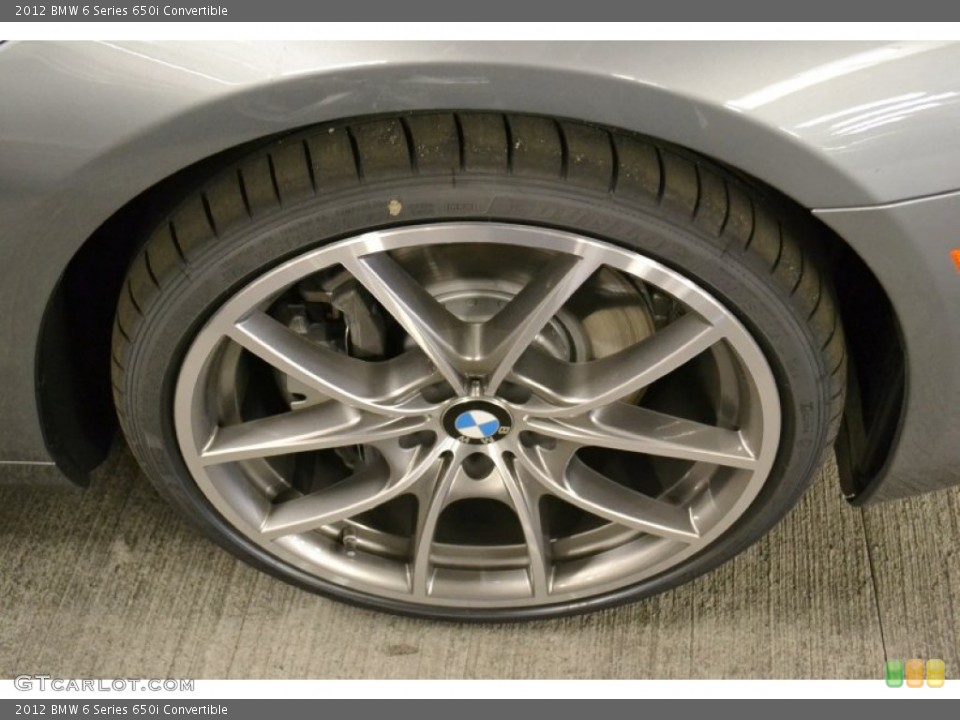 2012 BMW 6 Series 650i Convertible Wheel and Tire Photo #51701703