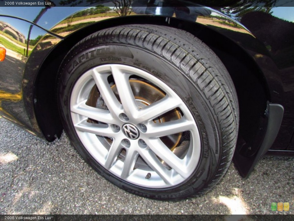 2008 Volkswagen Eos Lux Wheel and Tire Photo #51717220