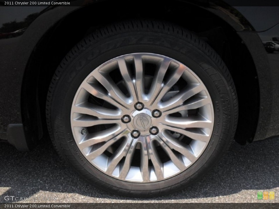 2011 Chrysler 200 Limited Convertible Wheel and Tire Photo #51725329