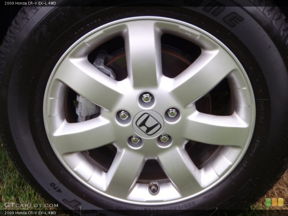 2009 Honda CR-V EX-L 4WD Wheel and Tire Photo #51727585