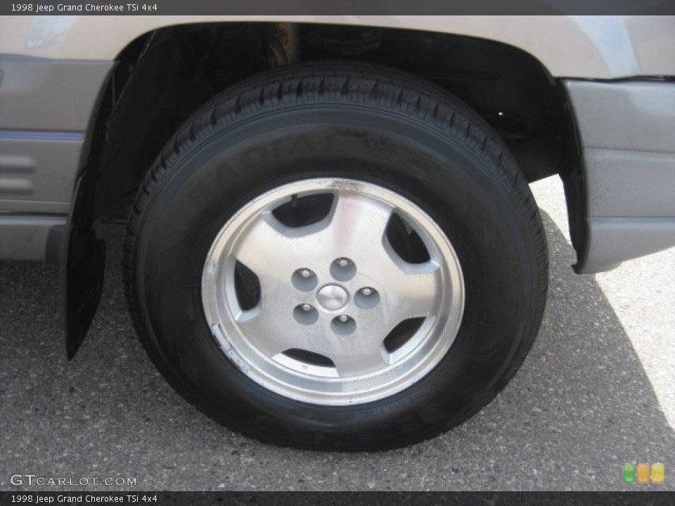 1998 Jeep Grand Cherokee TSi 4x4 Wheel and Tire Photo #51736144