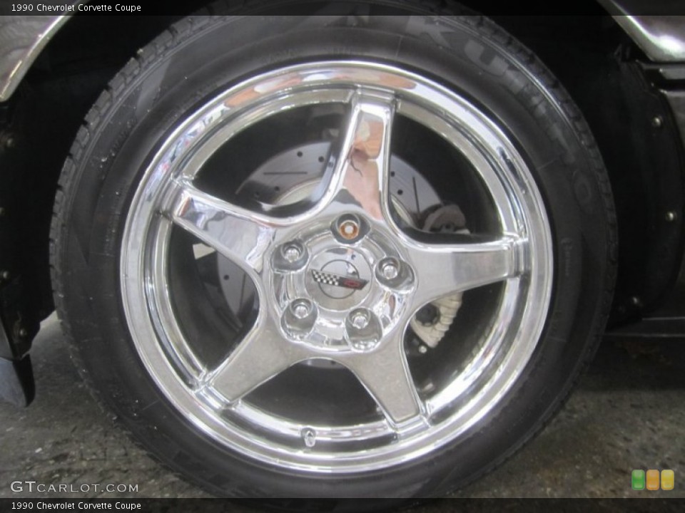 1990 Chevrolet Corvette Coupe Wheel and Tire Photo #51736876