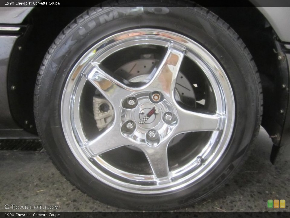 1990 Chevrolet Corvette Coupe Wheel and Tire Photo #51737011