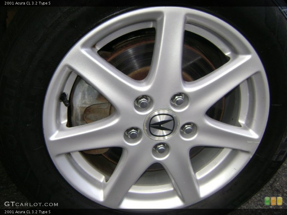 2001 Acura CL 3.2 Type S Wheel and Tire Photo #51743767