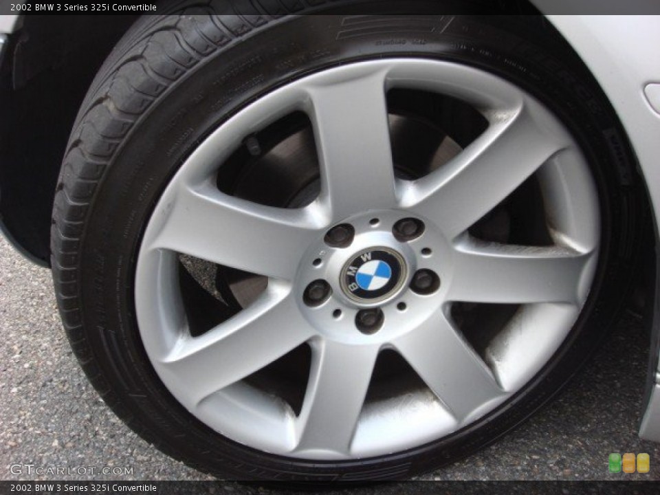 2002 BMW 3 Series 325i Convertible Wheel and Tire Photo #51749503