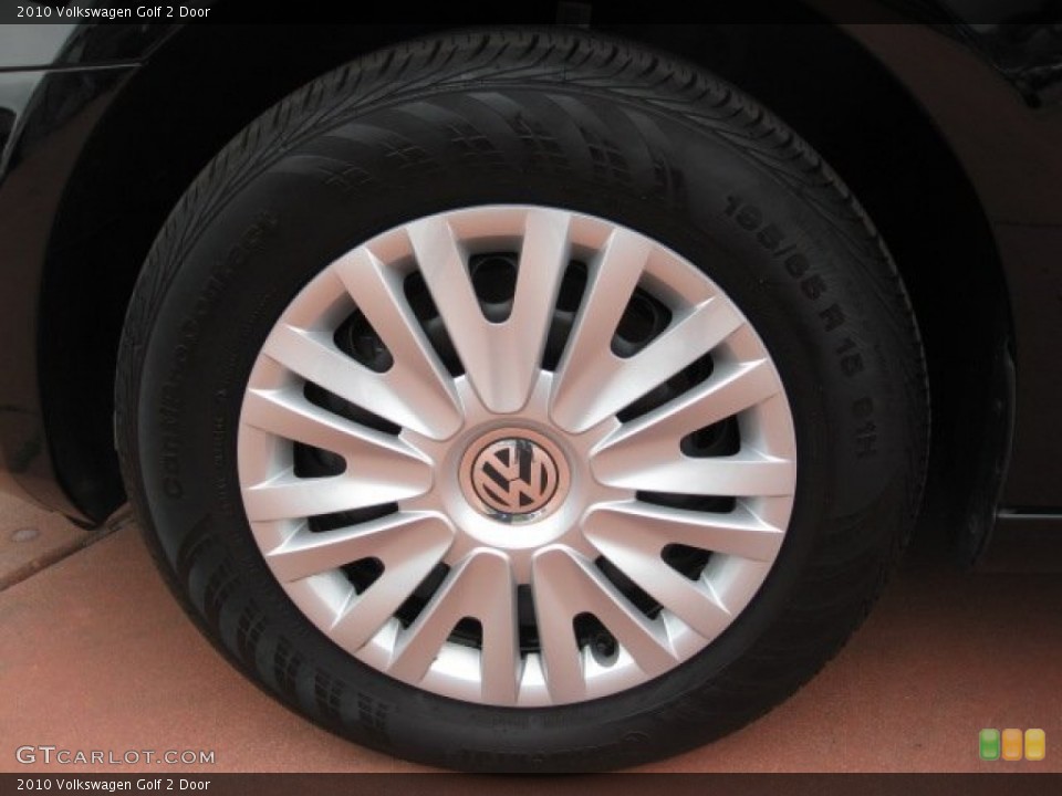 2010 Volkswagen Golf 2 Door Wheel and Tire Photo #51753568