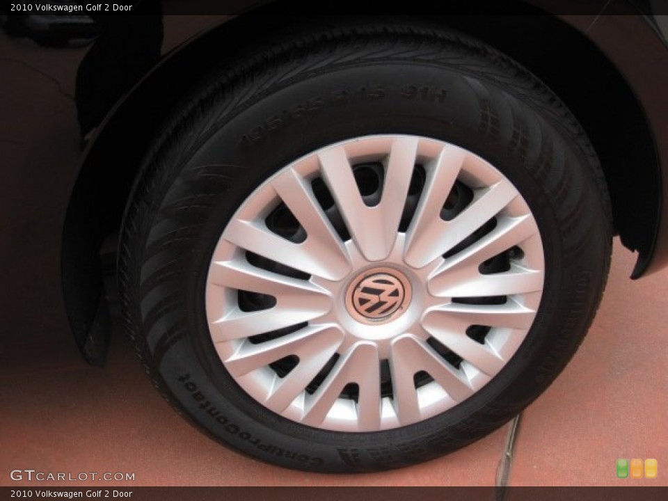 2010 Volkswagen Golf 2 Door Wheel and Tire Photo #51753580