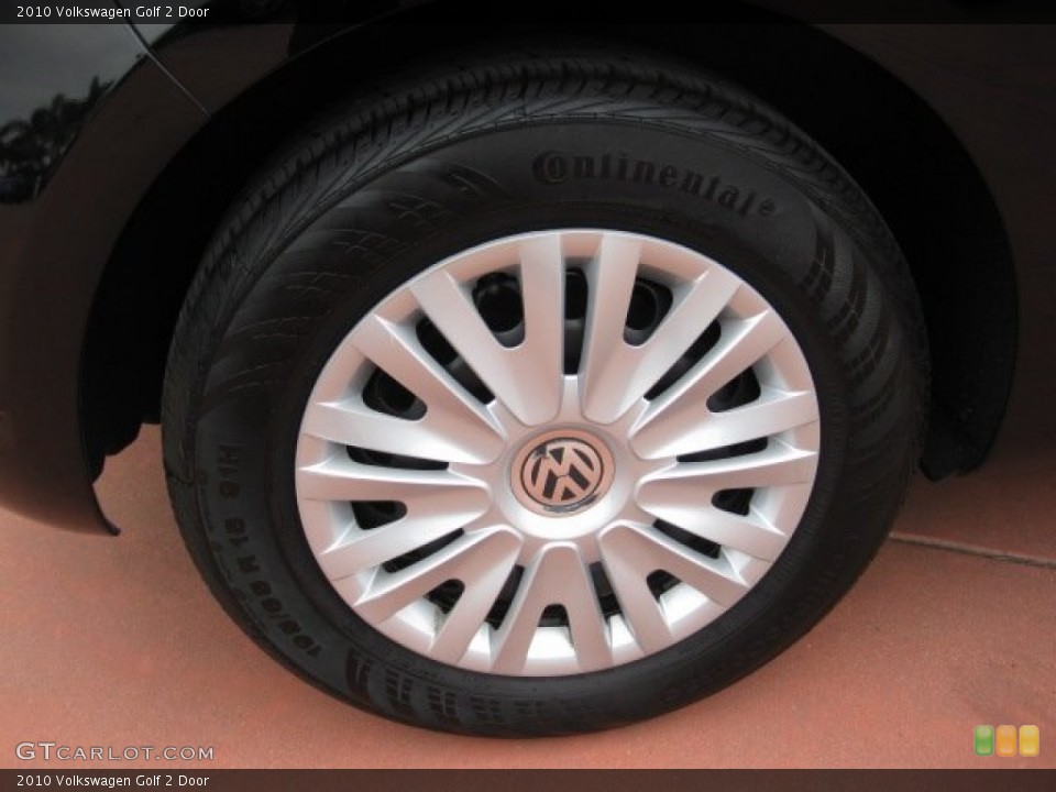 2010 Volkswagen Golf 2 Door Wheel and Tire Photo #51753595