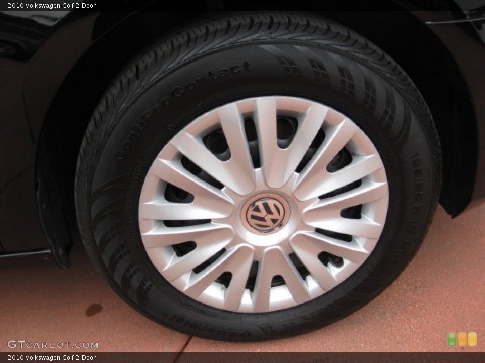 2010 Volkswagen Golf 2 Door Wheel and Tire Photo #51753610