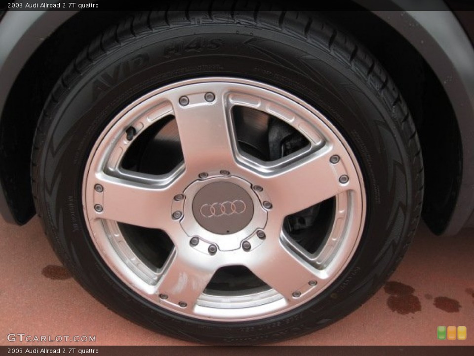 2003 Audi Allroad 2.7T quattro Wheel and Tire Photo #51754024
