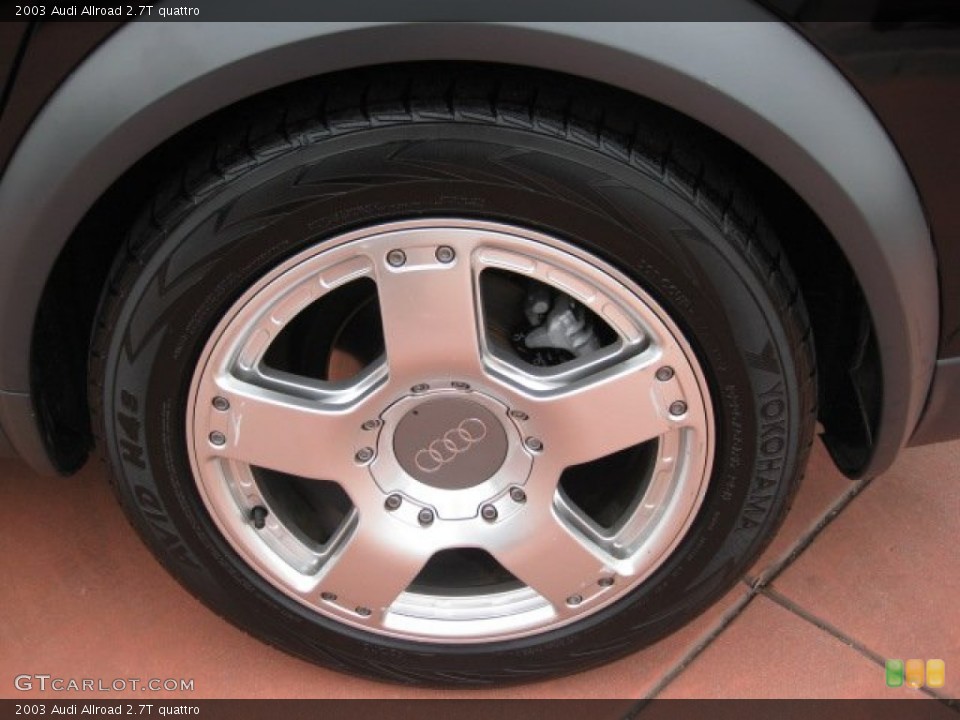 2003 Audi Allroad 2.7T quattro Wheel and Tire Photo #51754039