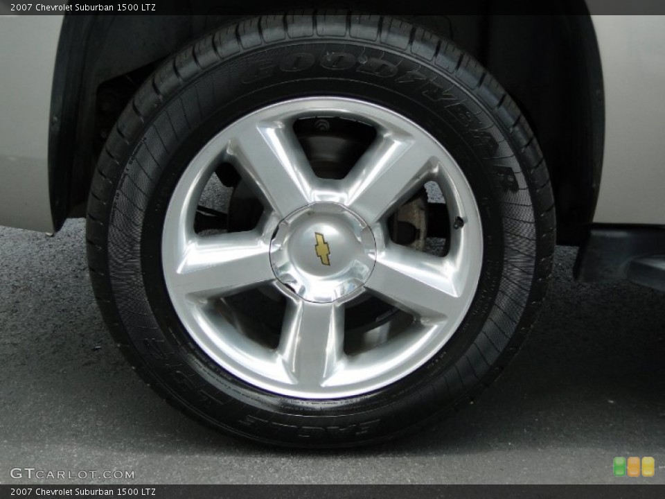 2007 Chevrolet Suburban 1500 LTZ Wheel and Tire Photo #51754585