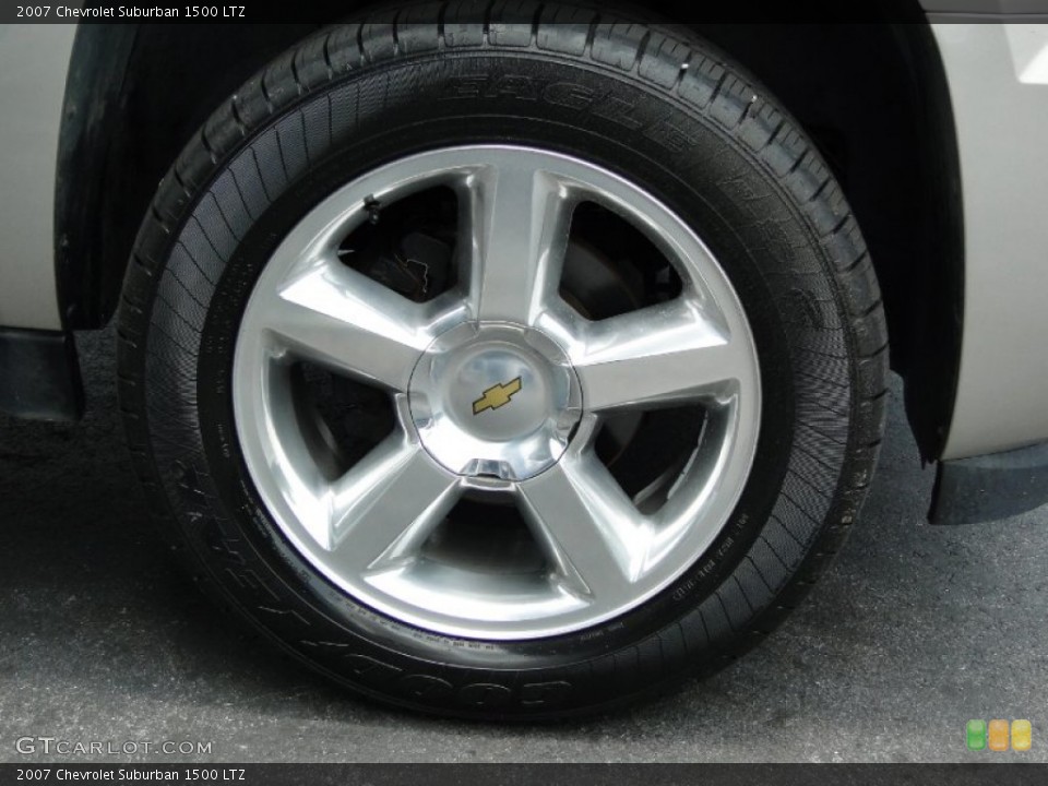 2007 Chevrolet Suburban 1500 LTZ Wheel and Tire Photo #51754600