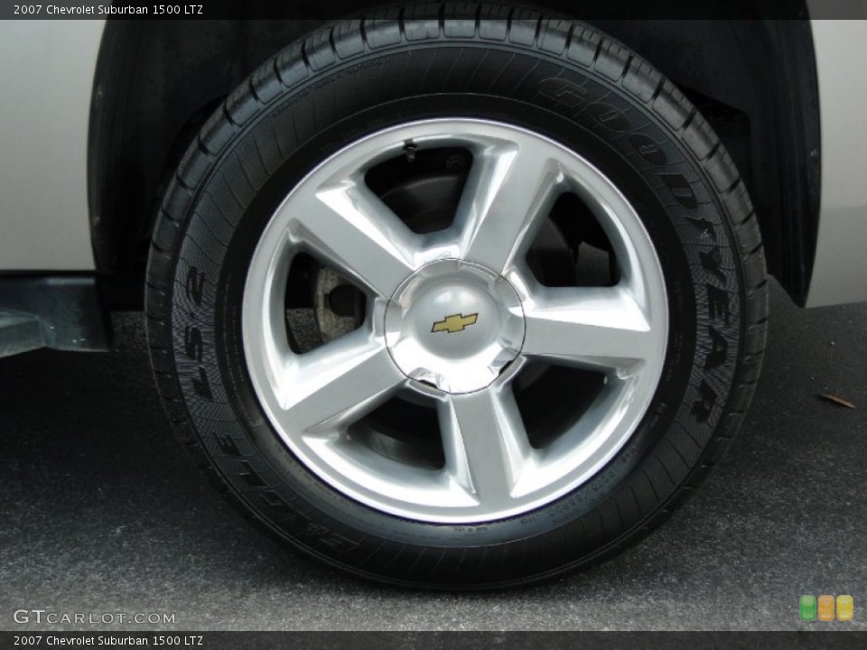 2007 Chevrolet Suburban 1500 LTZ Wheel and Tire Photo #51754630