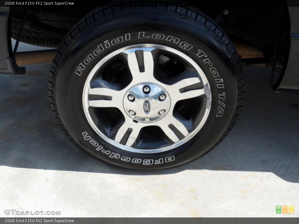 2008 Ford F150 FX2 Sport SuperCrew Wheel and Tire Photo #51767002