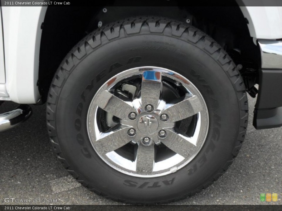 2011 Chevrolet Colorado LT Crew Cab Wheel and Tire Photo #51767425