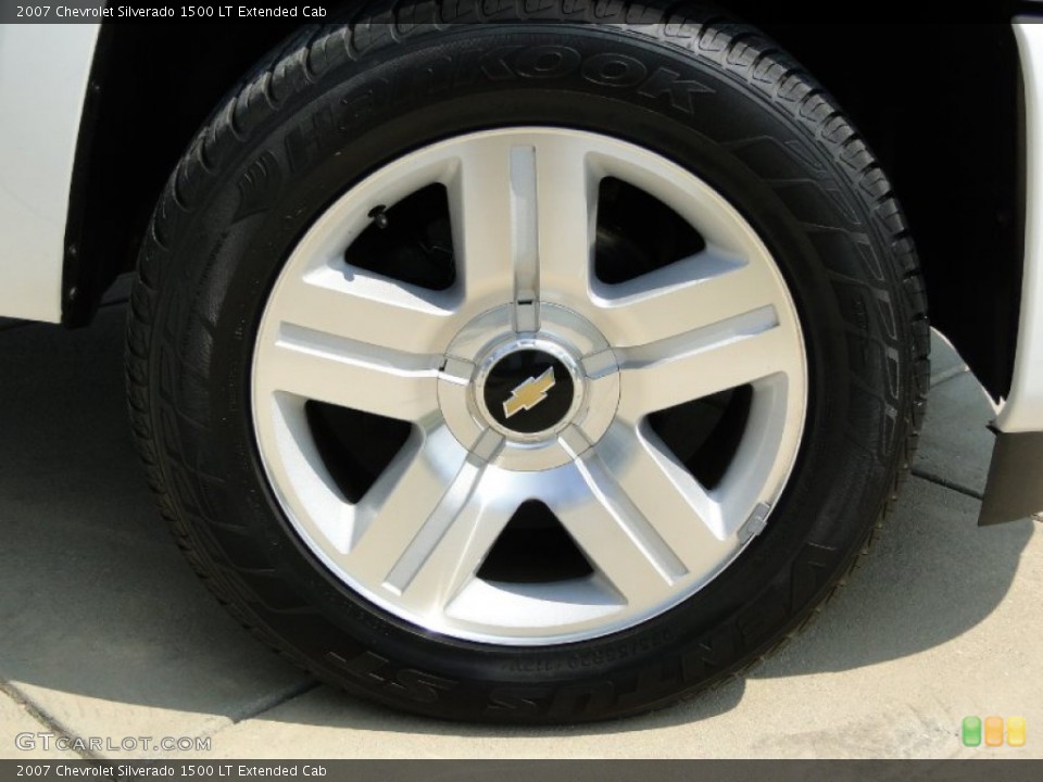 2007 Chevrolet Silverado 1500 LT Extended Cab Wheel and Tire Photo #51782093