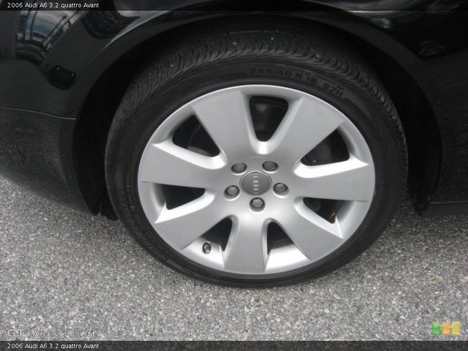 2006 Audi A6 3.2 quattro Avant Wheel and Tire Photo #51792197