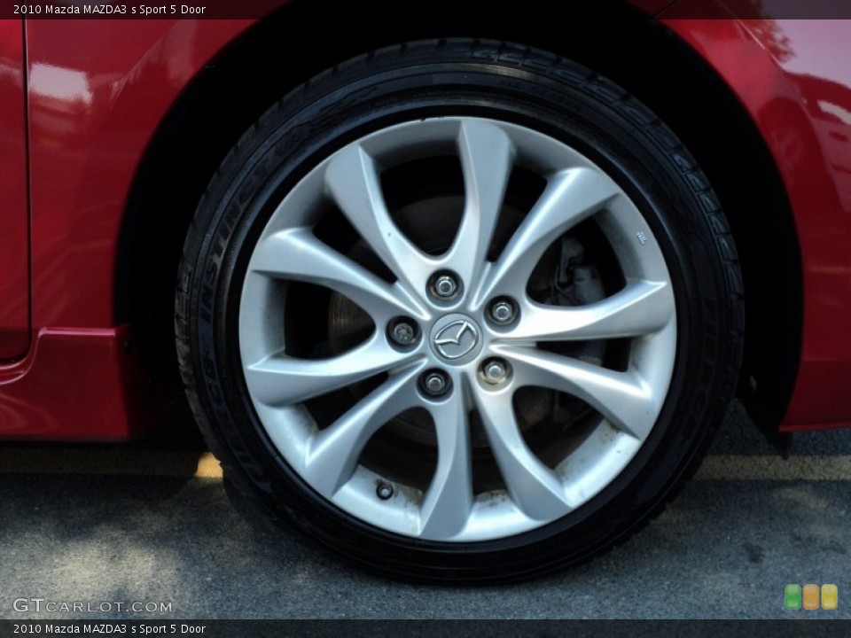 2010 Mazda MAZDA3 s Sport 5 Door Wheel and Tire Photo #51792845