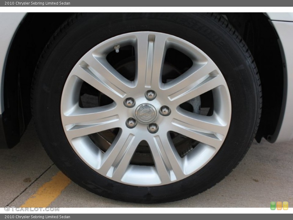 2010 Chrysler Sebring Limited Sedan Wheel and Tire Photo #51800609