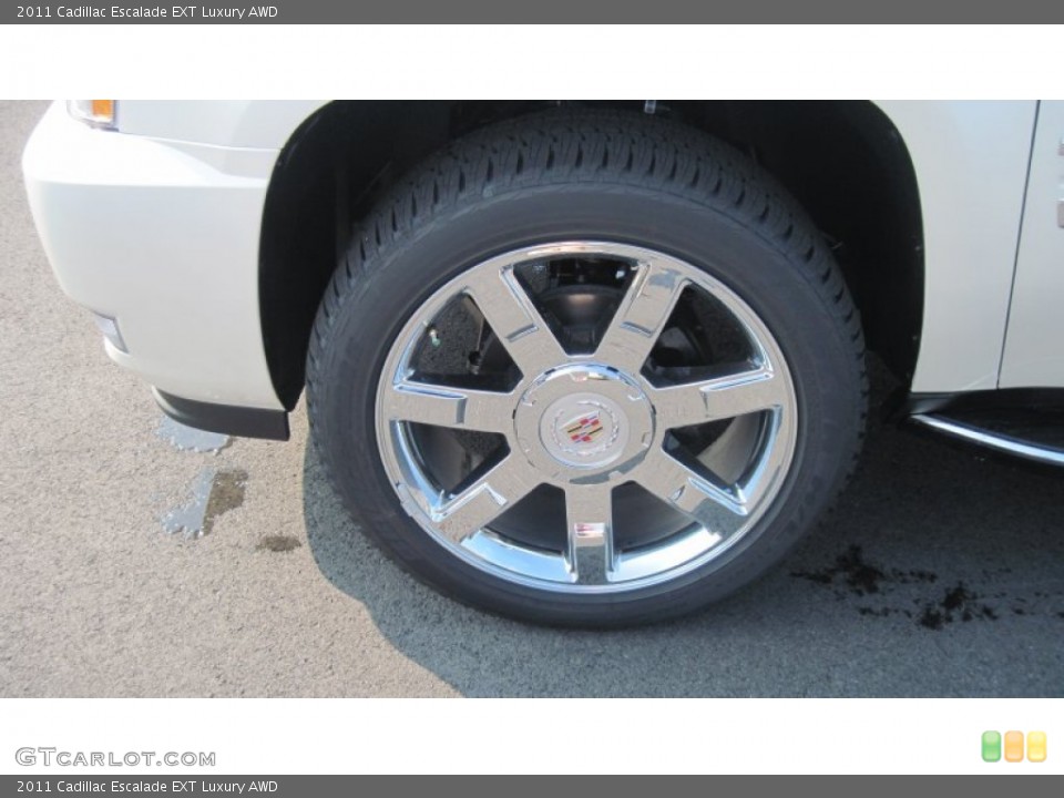 2011 Cadillac Escalade EXT Luxury AWD Wheel and Tire Photo #51800981