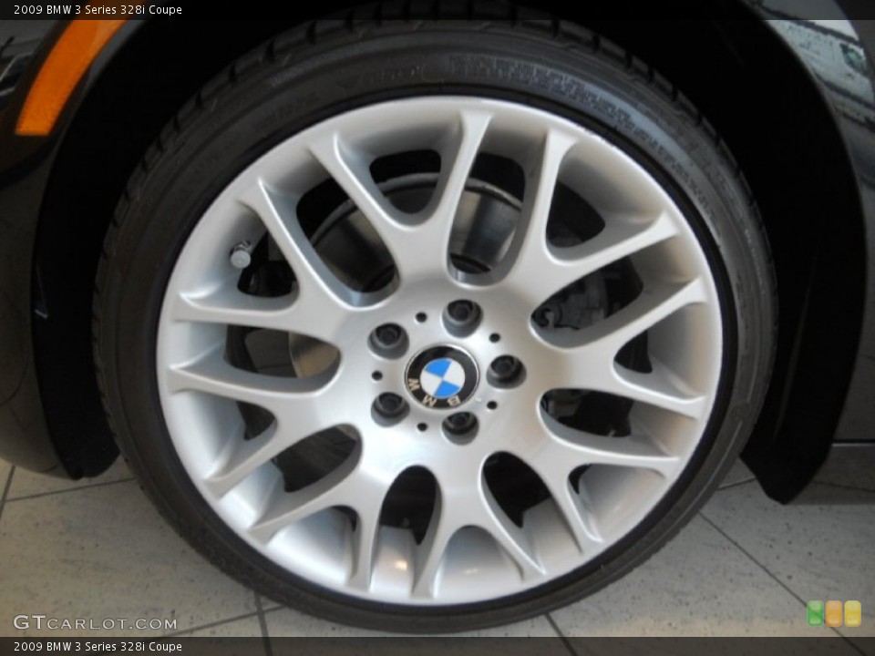 2009 BMW 3 Series 328i Coupe Wheel and Tire Photo #51806789
