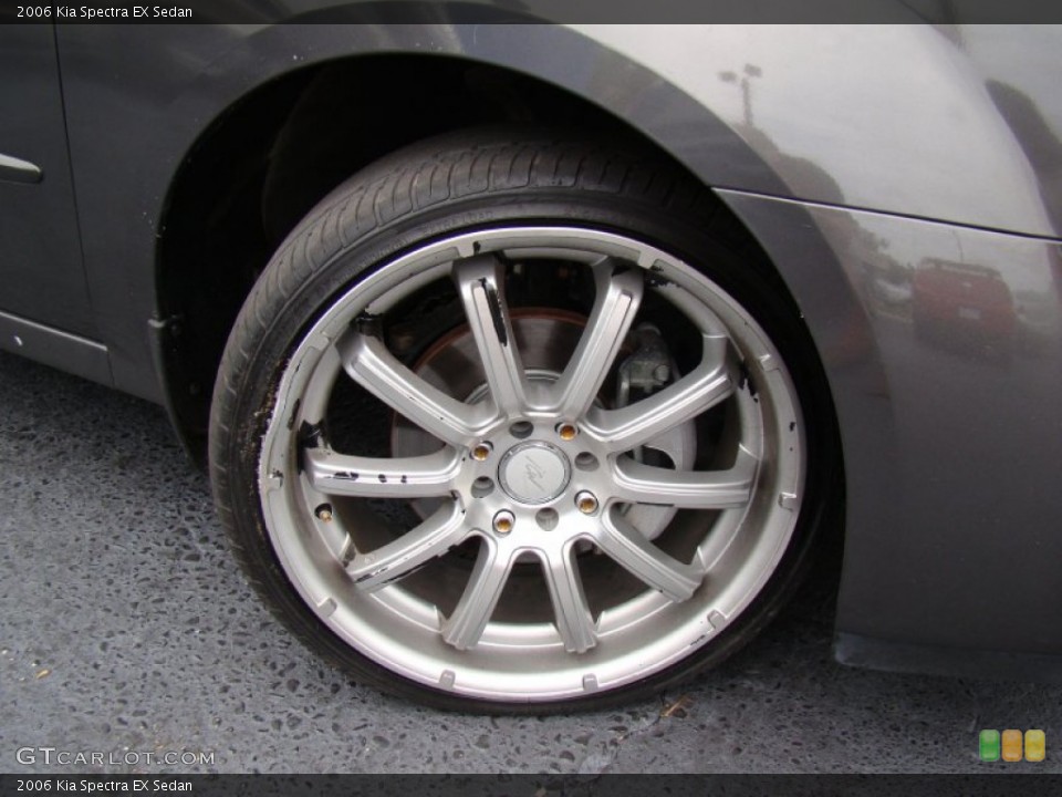 2006 Kia Spectra Custom Wheel and Tire Photo #51827077