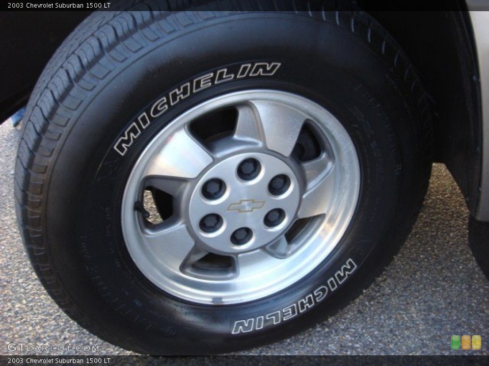 2003 Chevrolet Suburban 1500 LT Wheel and Tire Photo #51829540