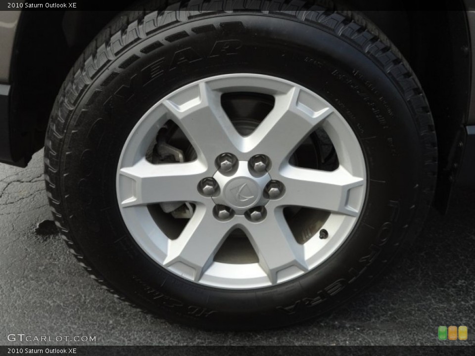 2010 Saturn Outlook XE Wheel and Tire Photo #51830011