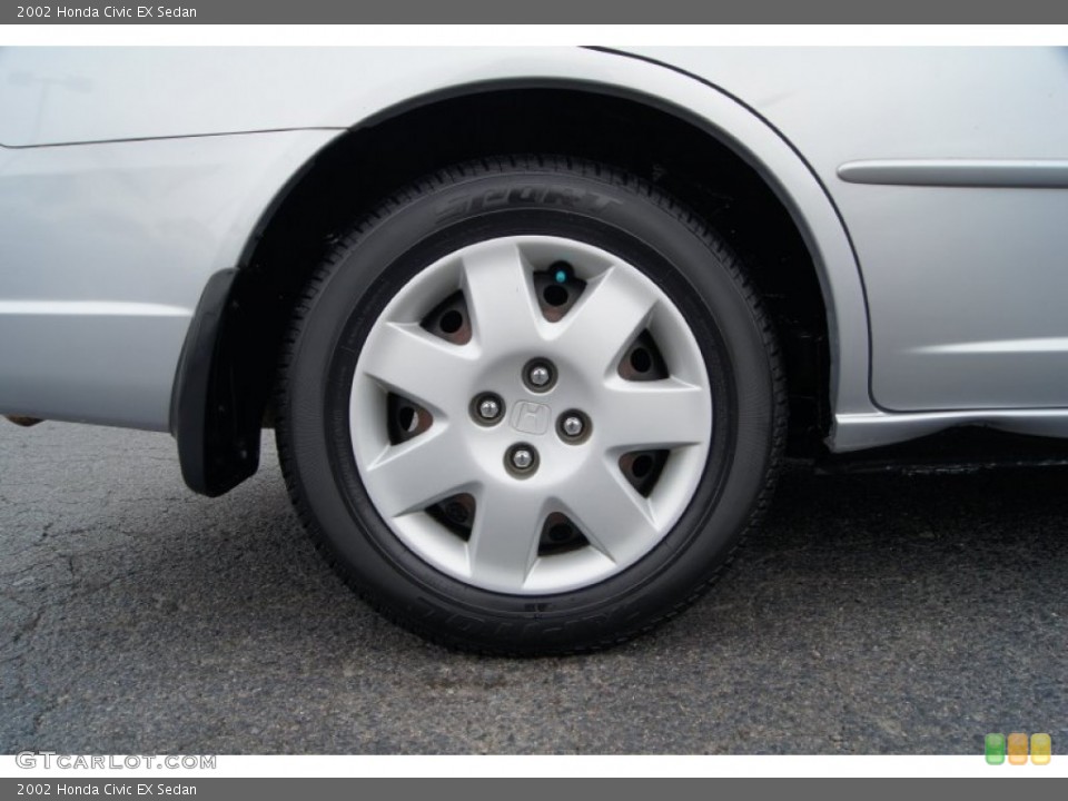 2002 Honda Civic EX Sedan Wheel and Tire Photo #51836041