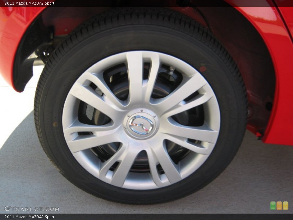 2011 Mazda MAZDA2 Sport Wheel and Tire Photo #51839737