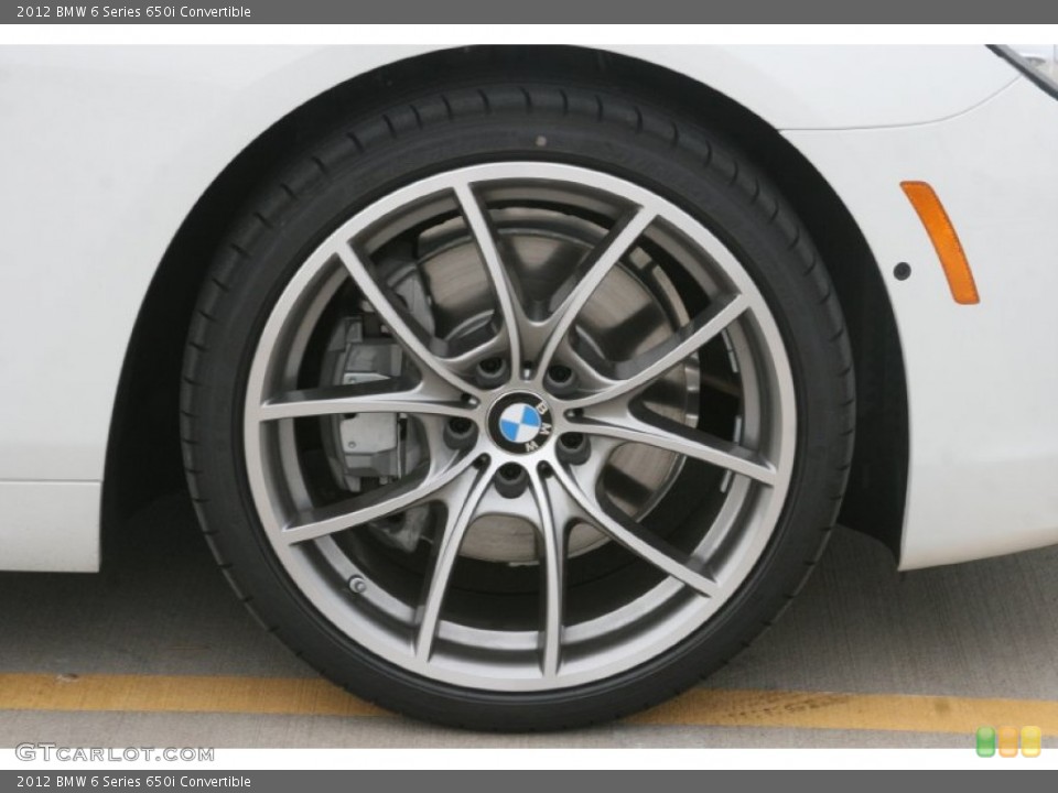 2012 BMW 6 Series 650i Convertible Wheel and Tire Photo #51843166