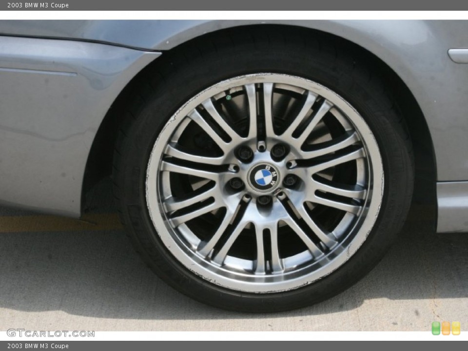 2003 BMW M3 Coupe Wheel and Tire Photo #51844285
