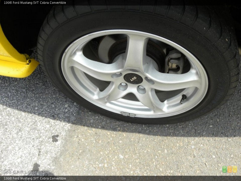 1998 Ford Mustang SVT Cobra Convertible Wheel and Tire Photo #51850508