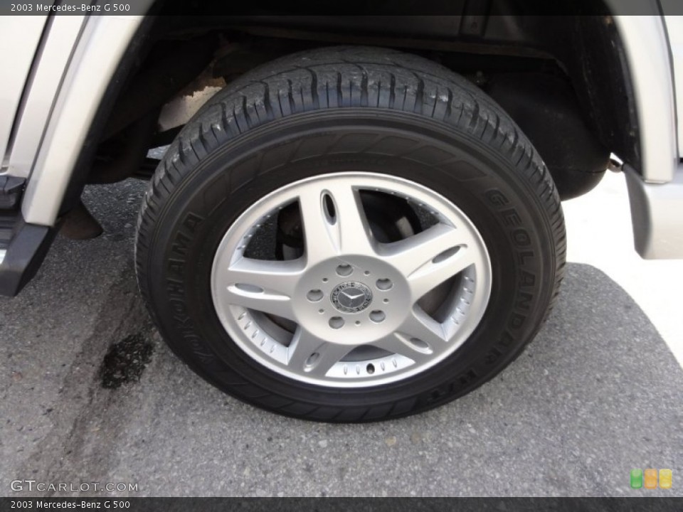 2003 Mercedes-Benz G 500 Wheel and Tire Photo #51851300