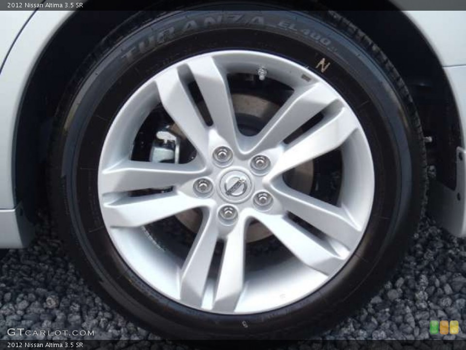 2012 Nissan Altima 3.5 SR Wheel and Tire Photo #51857995