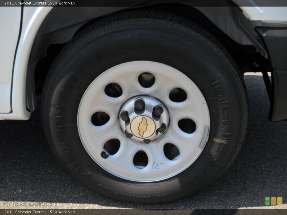 2011 Chevrolet Express 1500 Work Van Wheel and Tire Photo #51863596
